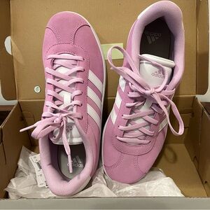 Adidas VL Court 3.0 Kids/Youth Pink Tennis Shoes Size 7